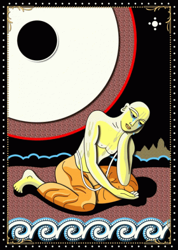 Man Laying On Ground With Black Background GIF