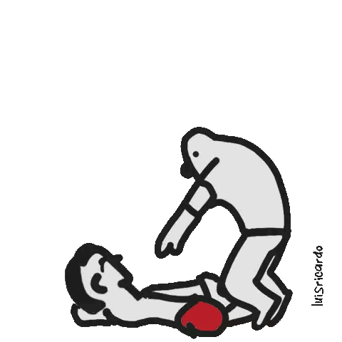 Man Laying With Not a Robot Speech Bubble