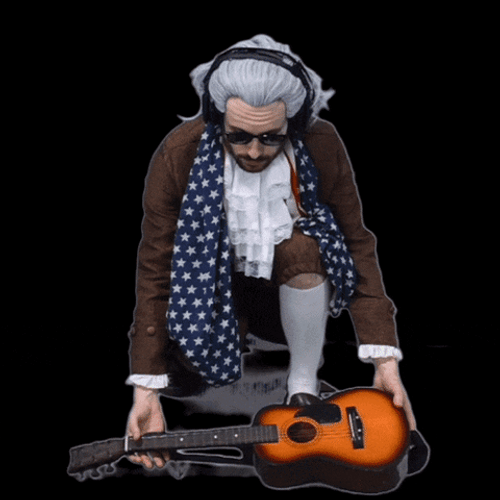 Man Lets Jam Rock And Roll GIF