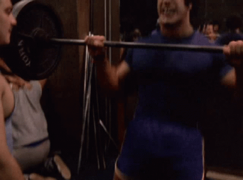 Man Lifting Barbell