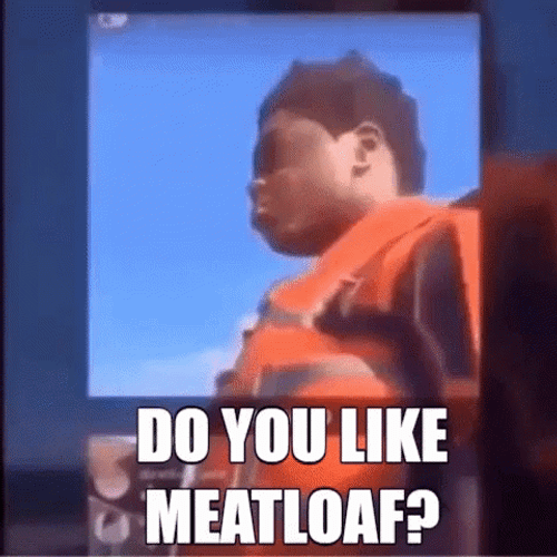 Man Live Streaming Do You Like Meatloaf GIF