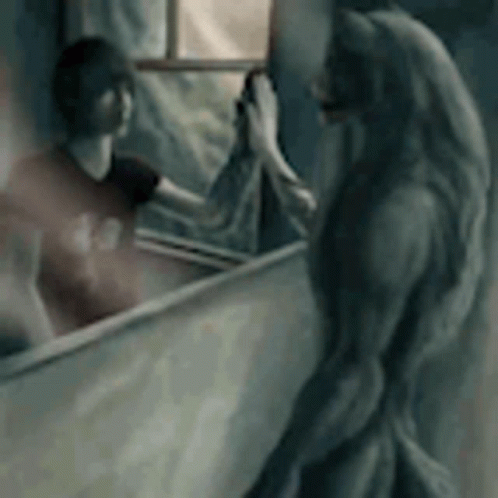 Man Looking At Mirror GIF