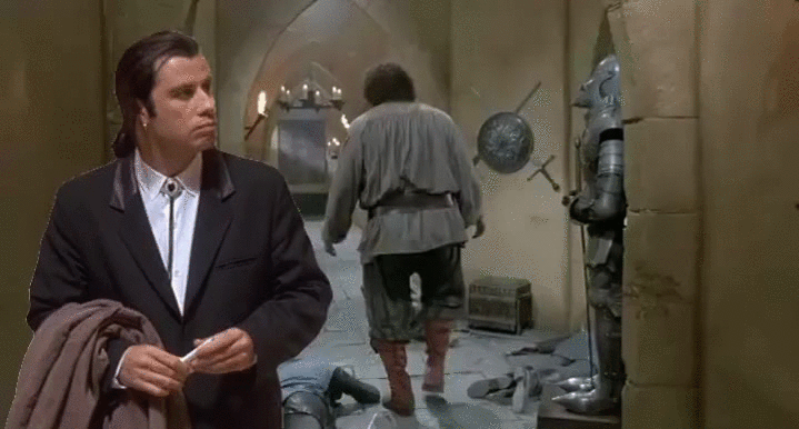 Man Looking Confused Actor John Travolta GIF