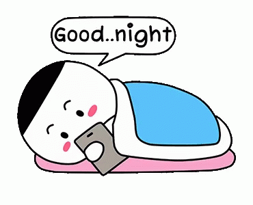 Man Lying in Bed Saying Good Night
