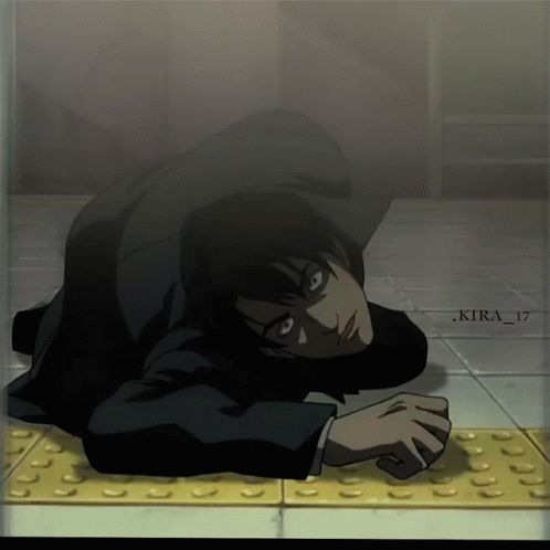 Man Lying On Floor Kira 17 GIF