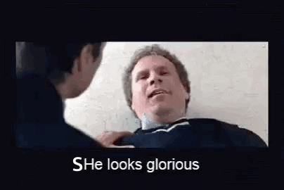 Man Lying on Floor with Glorious Caption