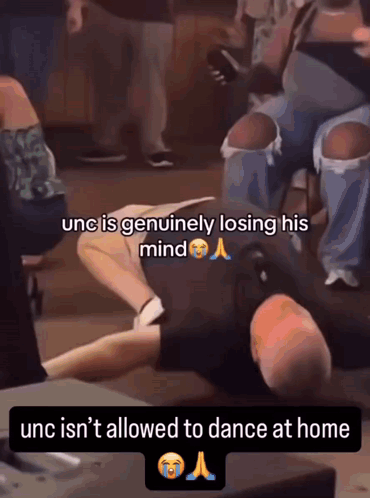 Man Lying on Ground Unc Losing Mind