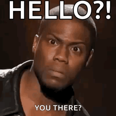 Man Making Funny Face Saying Hello
