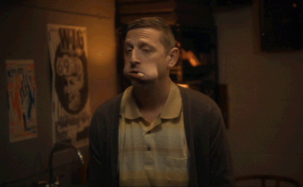 Man Making Funny Face Saying Im Really Sowwy