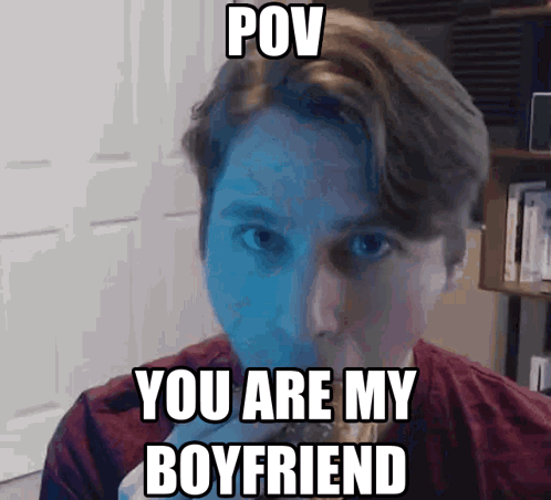 Man Making Funny Face Saying You Are My Boyfriend GIF