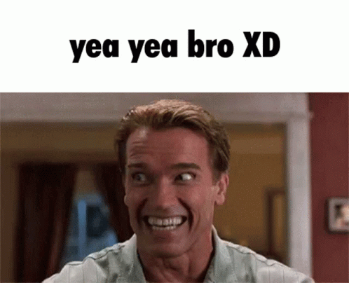 Man Making Funny Face Yea Yea Bro Xd