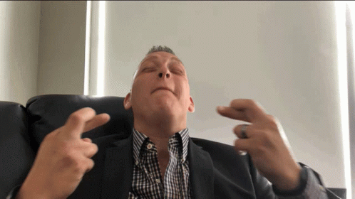 Man Making Heart Shape With Hands GIF