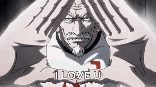Man Making Heart Shape With Hands Saying I Love U
