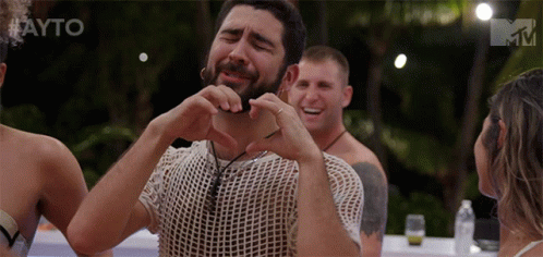 Man Making Heart With Hands Sign Ayto