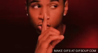Man Making Shhh Gesture GIF