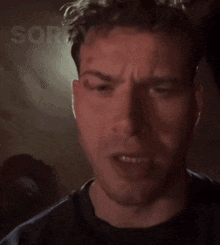Man Making Sorry Face