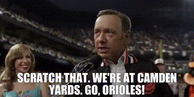 Man Microphone Scratch That Camden Yards Go Orioles