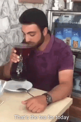 Man Mixing Jug Of The Tea GIF