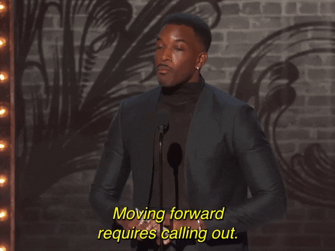 Man Moving Forward Required Called Out GIF