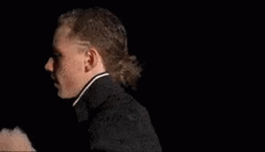 Man Mullet Breathing Fire GIF