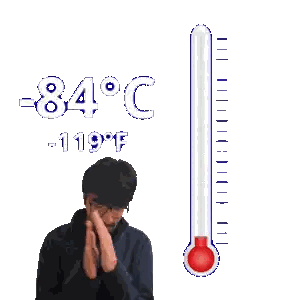 Man Next to 119°F Thermometer
