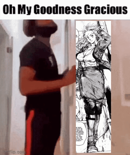 Man Next to Woman Picture Oh My Goodness Gracious