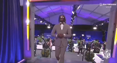 Man Nfl Auto Draft Contract Signing Entrance GIF