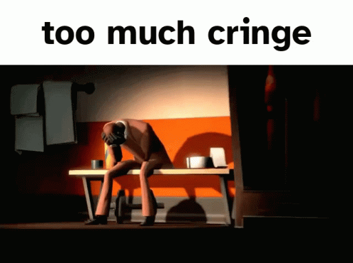 Man On Bench Head In Hands Too Much Cringe GIF