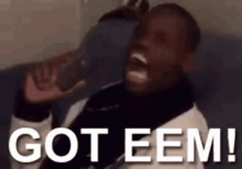 Man On Couch Mouth Open Got Eem GIF