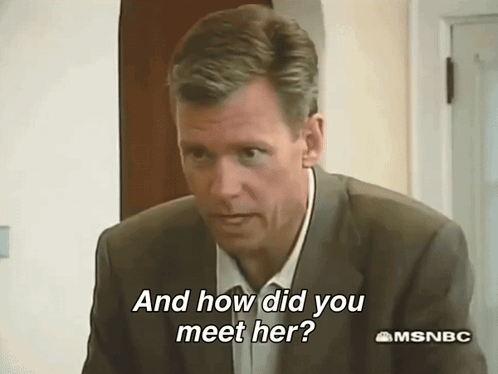 Man On Couch Red Shirt Stacy Babst Collection GIF
