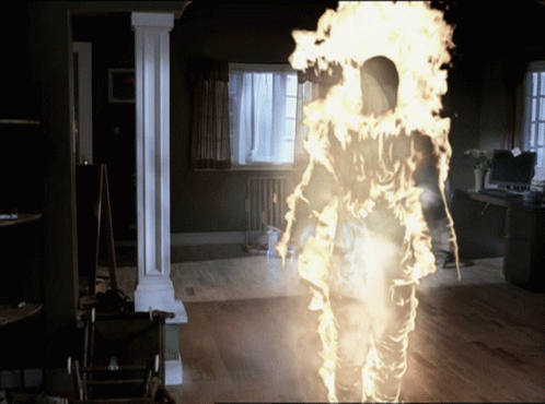 Man On Fire Supernatural Video Snippet GIF