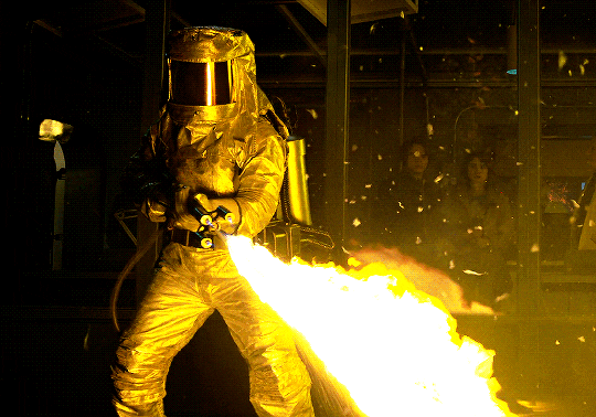 Man On Fire Flame Thrower GIF