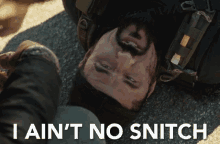 Man On Floor I Ain't No Snitch GIF