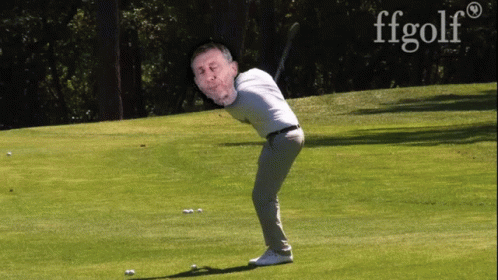 Man on Golf Course With ffgolf