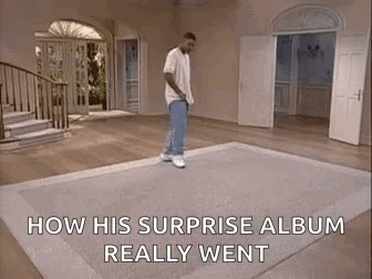 Man On How His Surprise Album Really Went GIF