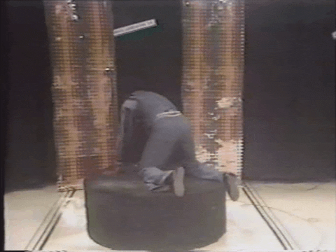 Man On Knees Shaking Body GIF