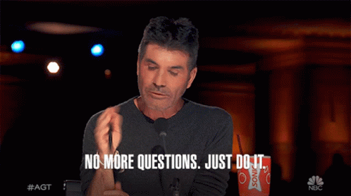 Man On Mic No More Questions Just Do It GIF
