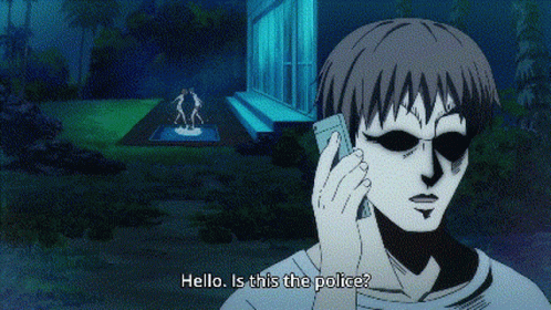 Man on Phone Hello Is This the Police