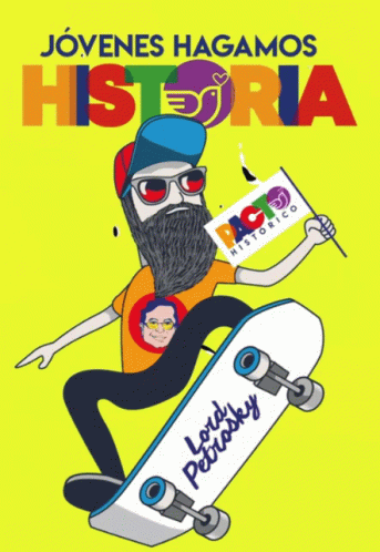 Man on Skateboard Jovenes Hagamos Historia