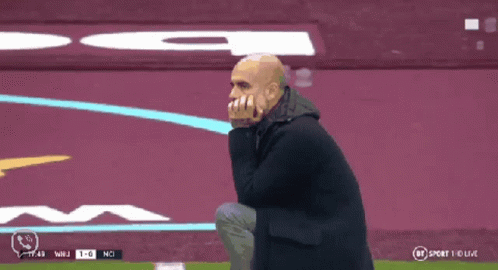 Man on Soccer Sidelines 1-1
