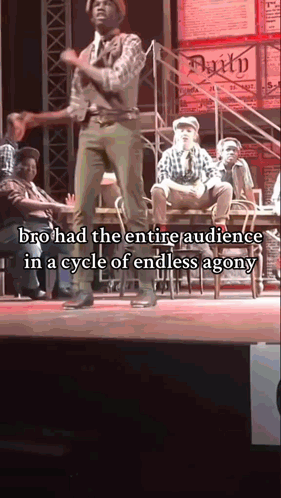 Man on Stage Bro Had the Entire Audience in a Cycle of Endless Agony