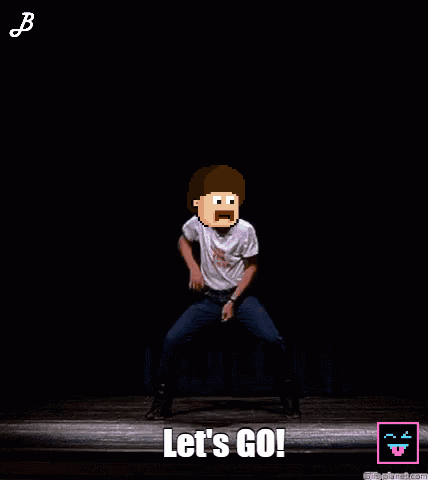 Man on Stage Let's Go