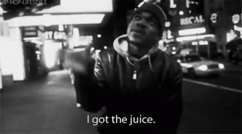 Man On Street Saying I Got The Juice GIF