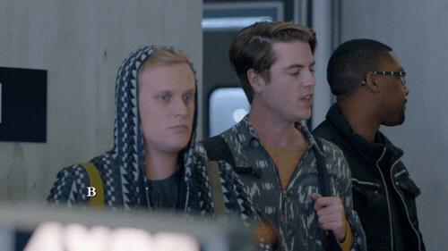 Man On The Center Continuously Yap GIF