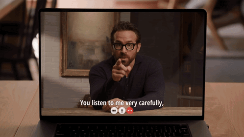 Man On Video Call Listening Carefully GIF