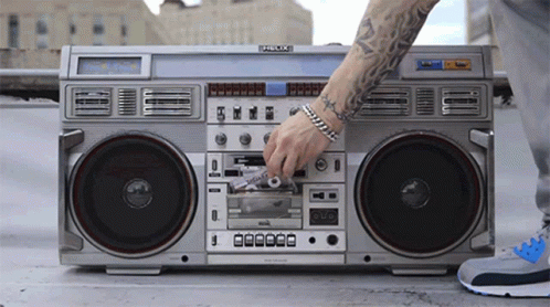 Man Operating Radio Music GIF