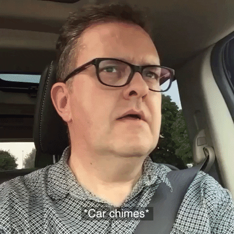 Man Outside Car Freezing Thats Cold GIF