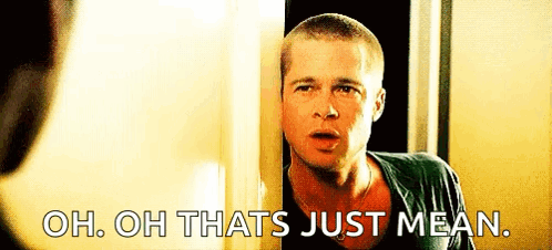 Man Peeking Behind Door Oh Oh Thats Mean GIF