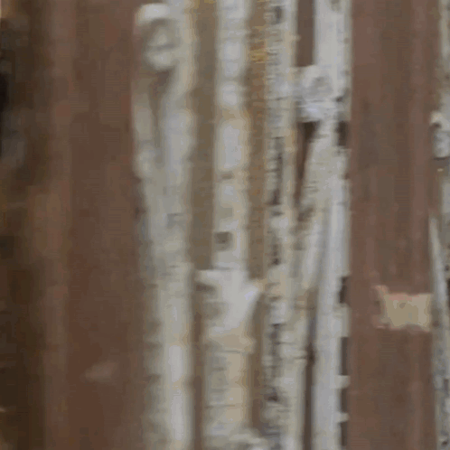 Man Peeking Through Doorway