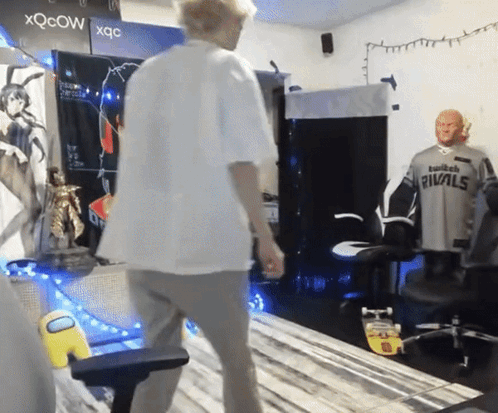 Man Performing Thug Shaker In His Room GIF